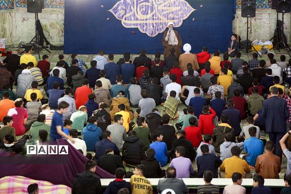 مراسم معنوی اعتکاف در  شهرکرد