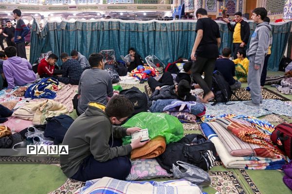 مراسم معنوی اعتکاف در  شهرکرد