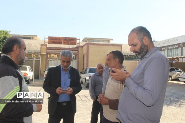 بازدید مسئولان آموزش و پرورش استان بوشهر از ساختمان جدید سازمان دانش‌آموزی استان