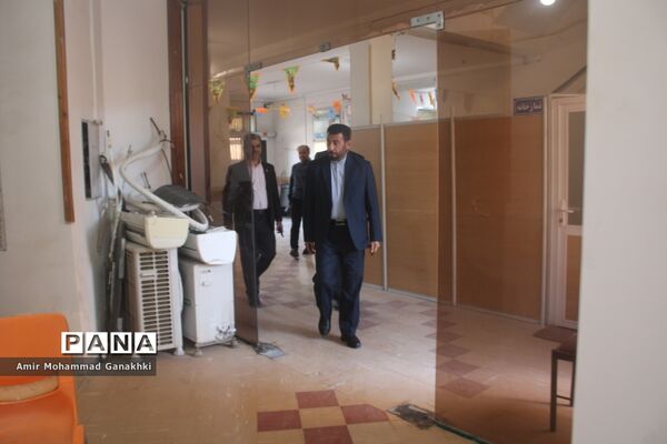 بازدید مسئولان آموزش و پرورش استان بوشهر از ساختمان جدید سازمان دانش‌آموزی استان