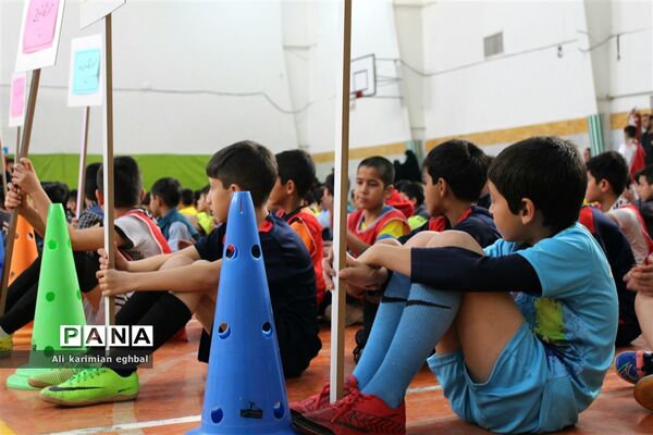 برگزاری افتتاحیه مسابقات فوتسال بین مدارس گلبهار