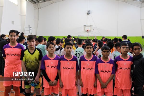 برگزاری افتتاحیه مسابقات فوتسال بین مدارس گلبهار