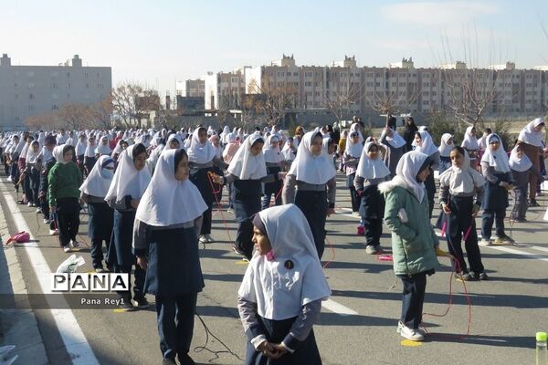 بزرگترین جشنواره طناب‌زنی دختران ایران در ‌قیامدشت