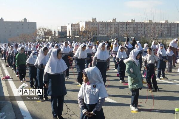 بزرگترین جشنواره طناب‌زنی دختران ایران در ‌قیامدشت