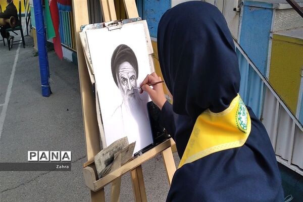 مراسم  زنگ انقلاب در مدارس جوادآباد