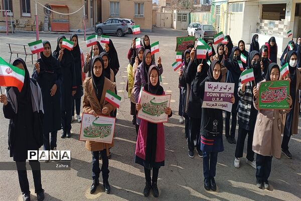 مراسم  زنگ انقلاب در مدارس جوادآباد