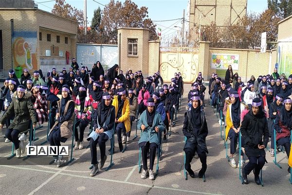 مراسم  زنگ انقلاب در مدارس جوادآباد