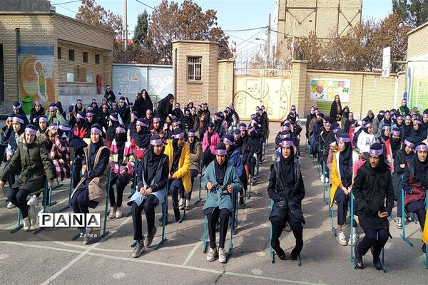 مراسم  زنگ انقلاب در مدارس جوادآباد