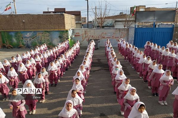 مراسم  زنگ انقلاب در مدارس جوادآباد