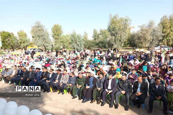 نواختن زنگ انقلاب اسلامی در مدارس شهرستان بهبهان
