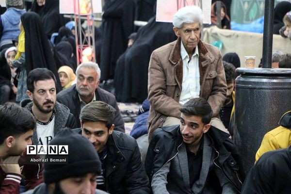 مراسمی در جوار مزار شهید گمنام بوستان شهدای آذر قم