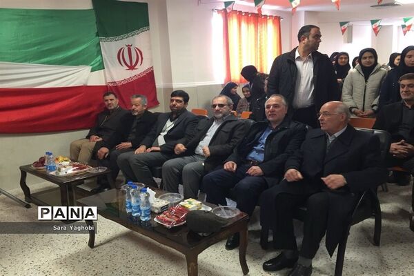 آیین افتتاح دبیرستان دخترانه مادر همزمان با دهه فجر