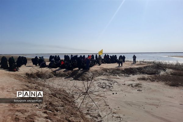 حضور دختران ناحیه ۶ مشهد در اردوی راهیان نور