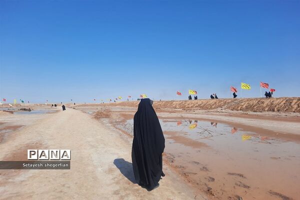 حضور دختران ناحیه ۶ مشهد در اردوی راهیان نور