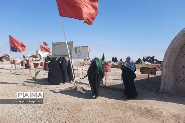 حضور دختران ناحیه ۶ مشهد در اردوی راهیان نور