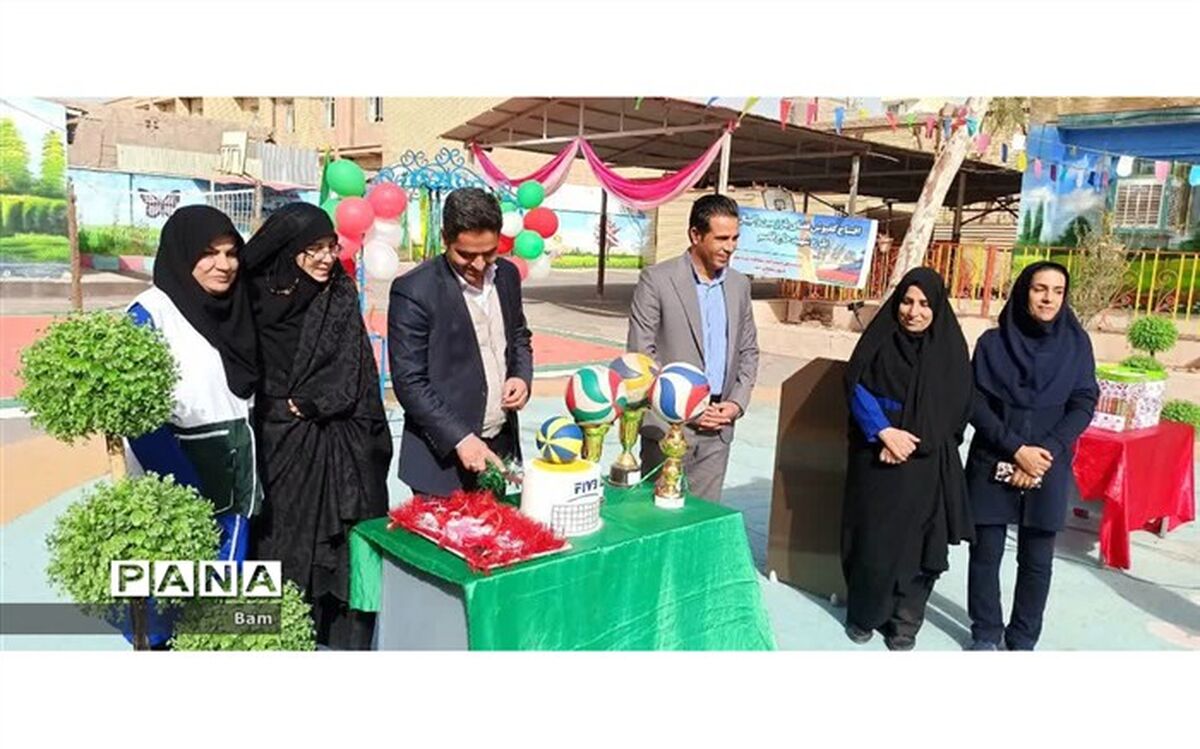 افتتاح و کلنگ‌زنی 6 طرح ورزشی در مدارس بم