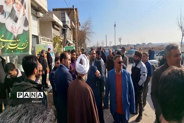 افتتاحیه پروژه‌های عمرانی بمناسبت دهه فجر در قرچک