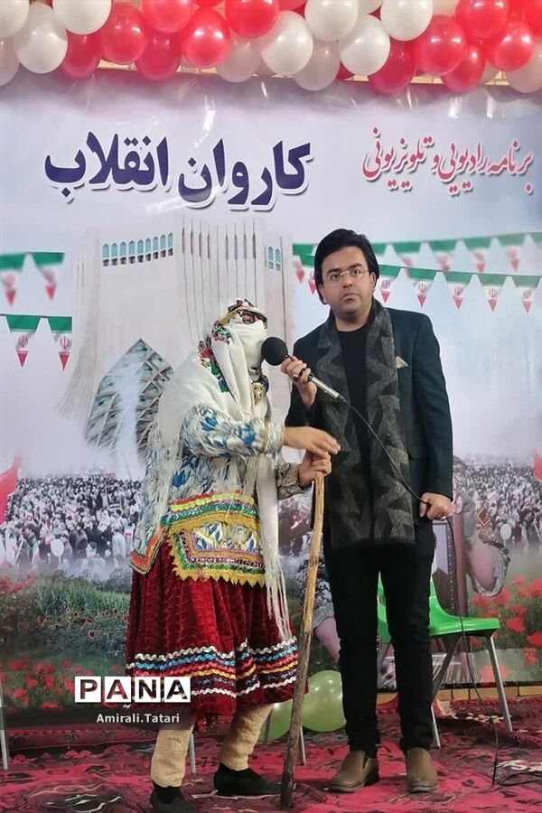 کاروان انقلاب در شهرستان بام و صفی آباد