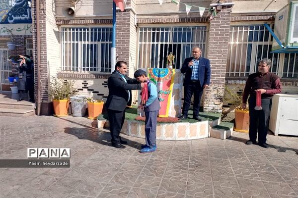 مراسم تقدیر و اهداء مدال در رشته مسابقه فوتبال