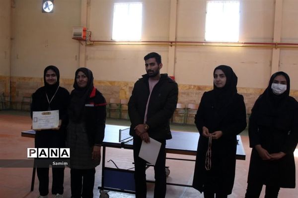 مسابقه تنیس روی میزمتوسطه اول منطقه‌ای جوادآباد