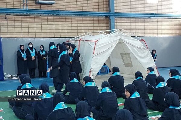 برگزاری مانور تشکیلاتی یاوران انقلابی در شهرستان شهریار