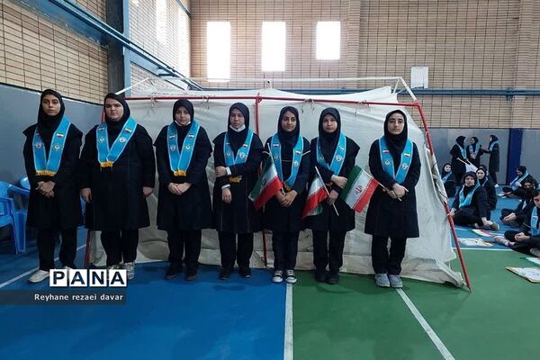 برگزاری مانور تشکیلاتی یاوران انقلابی در شهرستان شهریار