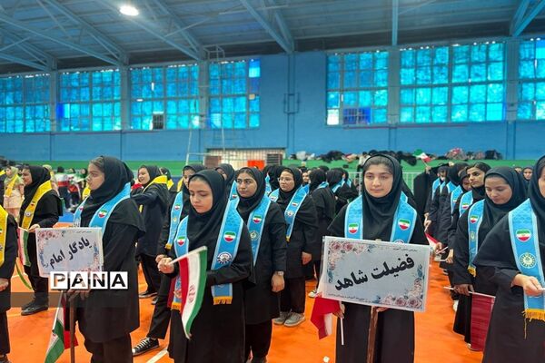 مانور یاوران انقلاب دانش‌آموزان شهرستان ورامین