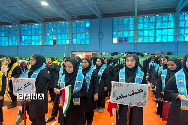 مانور یاوران انقلاب دانش‌آموزان شهرستان ورامین