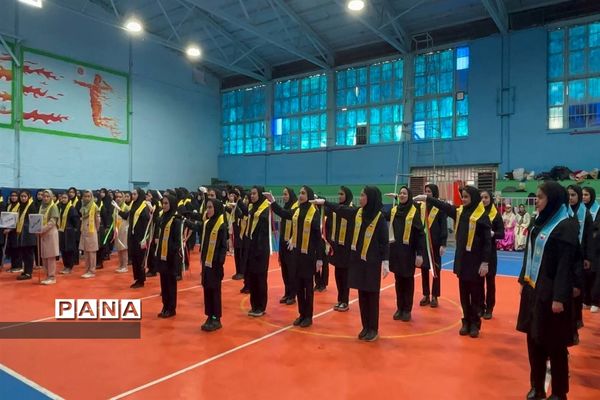مانور یاوران انقلاب دانش‌آموزان شهرستان ورامین