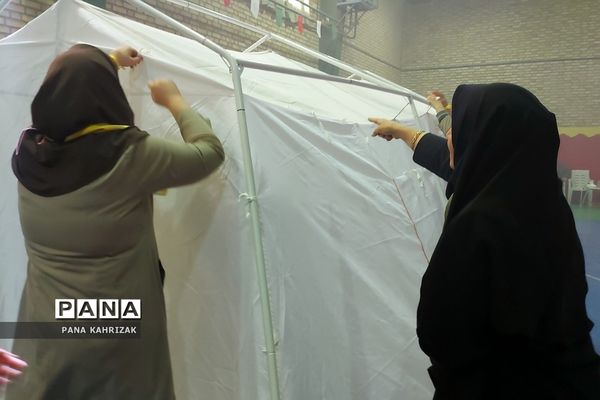 برگزاری مانور یاوران انقلاب در کهریزک