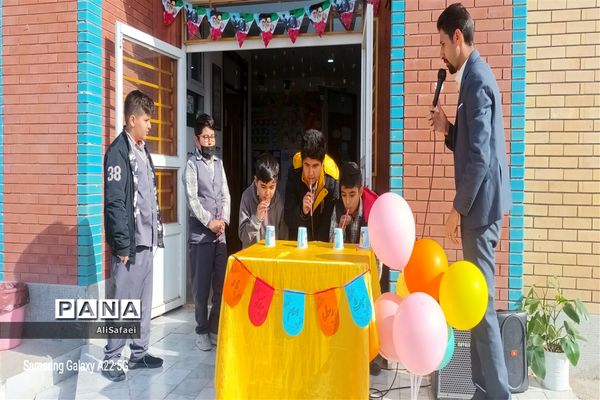 جشن مبعث در مدرسه پویندگان فرهنگ خلیل‌آباد