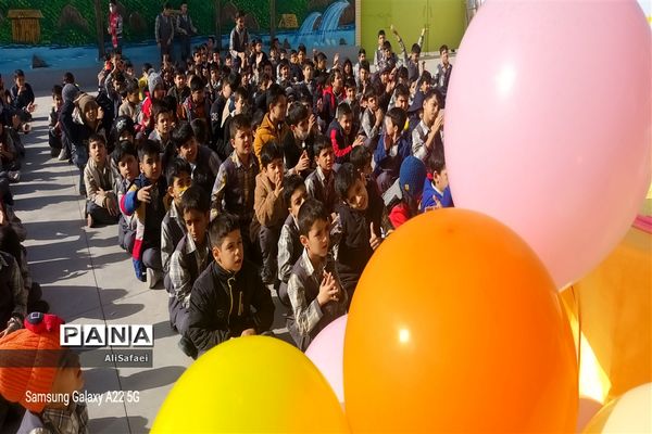 جشن مبعث در مدرسه پویندگان فرهنگ خلیل‌آباد