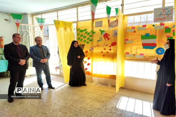 بازدید از نمایشگاه مدرسه انقلاب  شهرستان مانه و سملقان