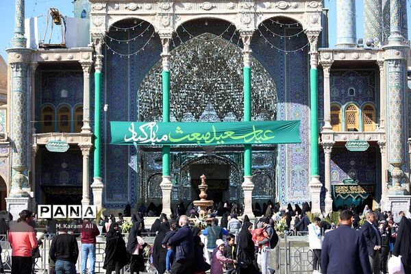 حال و هوای حرم حضرت معصومه(س) در عید مبعث