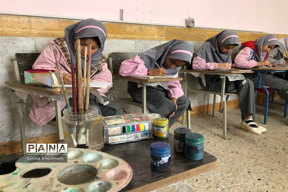 راستی آزمایی چهل و دومین مسابقات فرهنگی هنری رشته هنرهای دستی تجسمی مقطع ابتدایی