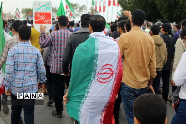 راهپیمایی ۲۲ بهمن در بندرعباس