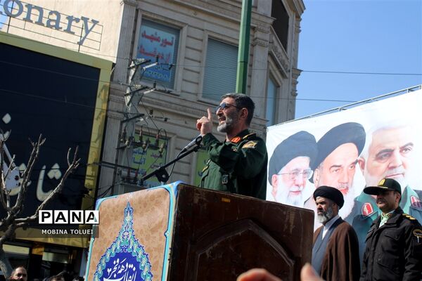 راهپیمایی گرامیداشت سالروز پیروزی انقلاب اسلامی در ناحیه یک بهارستان