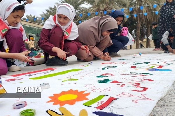 موج وحدت مردم حاجی‌آباد در راهپیمایی ۲۲ بهمن
