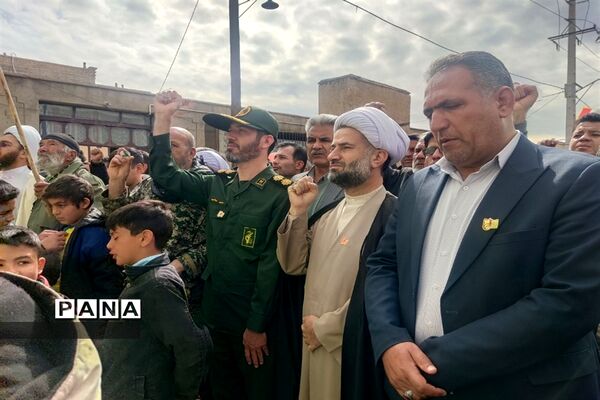 لحظه‌ به‌ لحظه با مردم سروستان در جشن ۴۵ سالگی انقلاب اسلامی