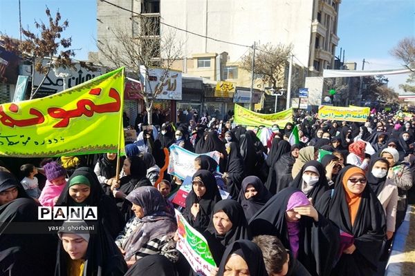 راهپیمایی ۲۲ بهمن در شیروان