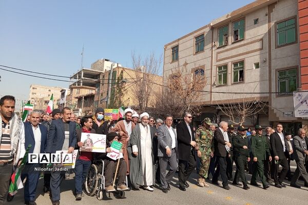 خروش عظیم ملت ایران در راهپیمایی ۲۲ بهمن نصیر شهر