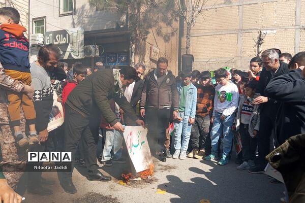 خروش عظیم ملت ایران در راهپیمایی ۲۲ بهمن نصیر شهر