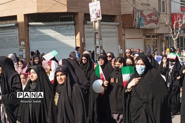 خروش عظیم ملت ایران در راهپیمایی ۲۲ بهمن نصیر شهر