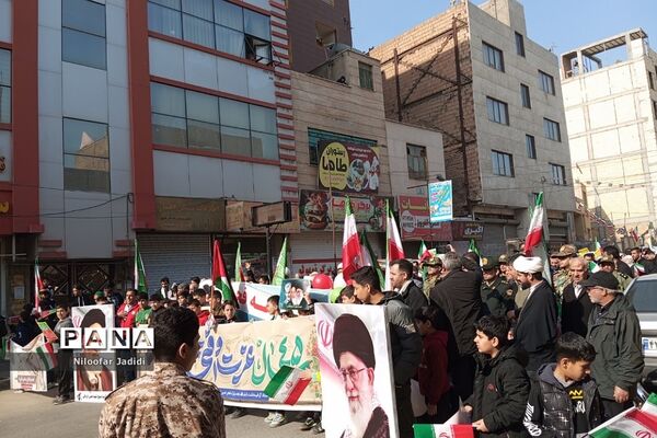 خروش عظیم ملت ایران در راهپیمایی ۲۲ بهمن نصیر شهر