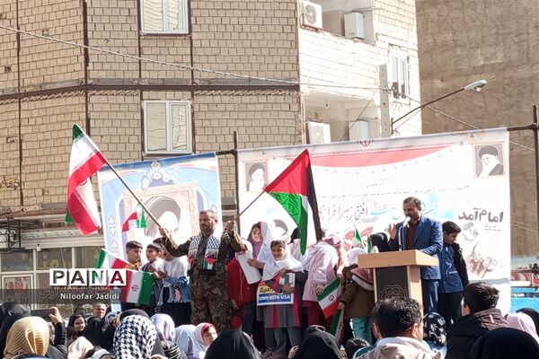 خروش عظیم ملت ایران در راهپیمایی ۲۲ بهمن نصیر شهر