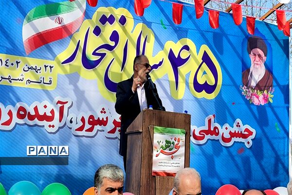 راهپیمایی ۲۲ بهمن در شهرستان قائمشهر