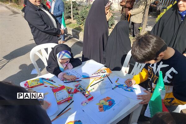 راهپیمایی ۲۲ بهمن در شهرستان قائمشهر