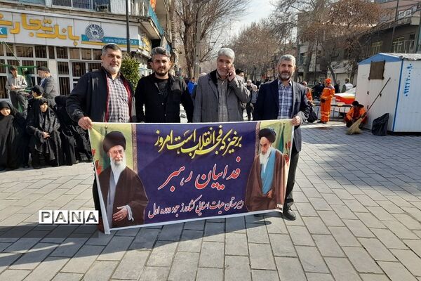 حضور باشکوه مردم ناحیه 2 شهرری در راهپیمایی 22 بهمن