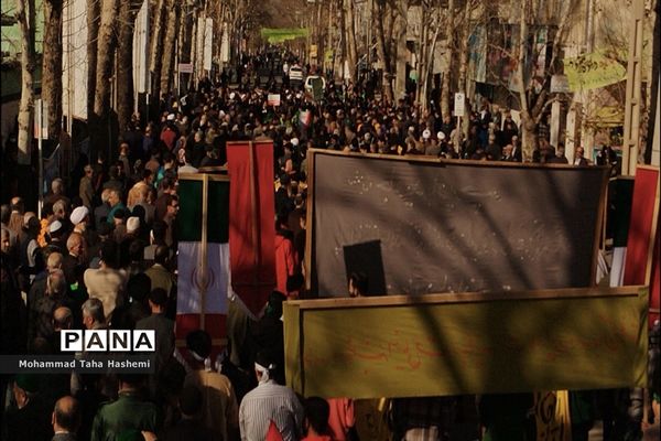 راهیپمایی 22 بهمن در شهرستان مینودشت