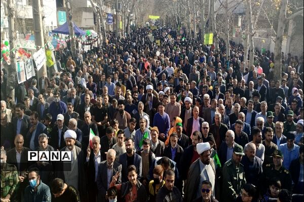 راهیپمایی 22 بهمن در شهرستان مینودشت
